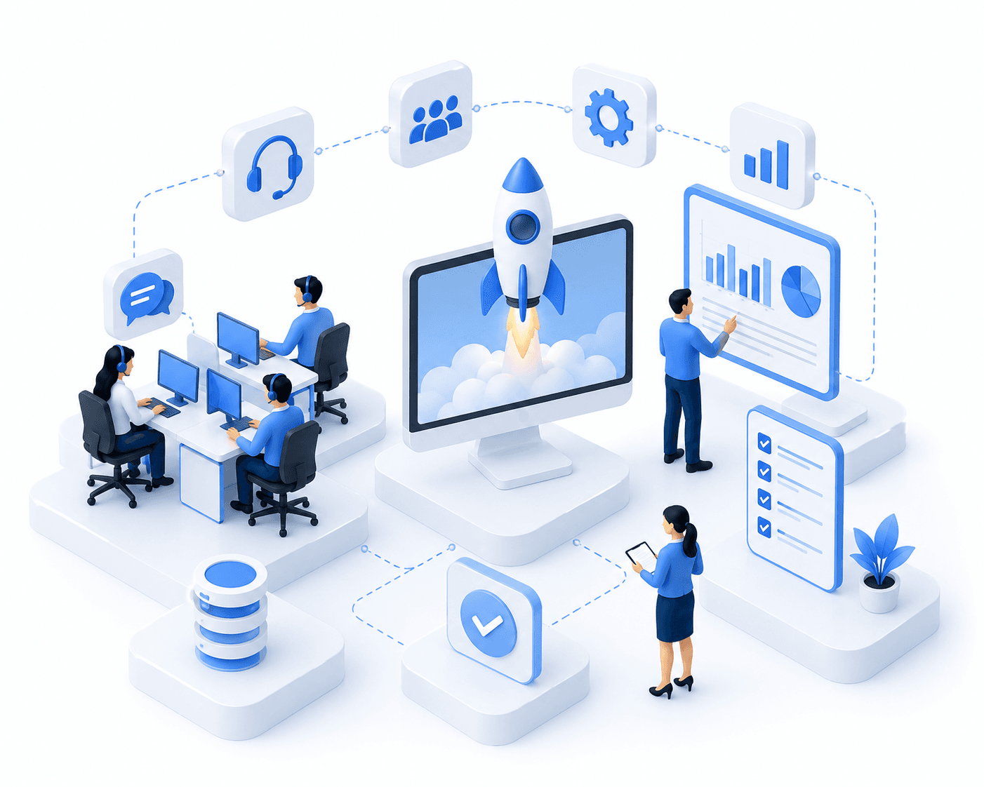 How BPO & call centres teams roll out 9278.io — agents, launch, and analytics workflow
