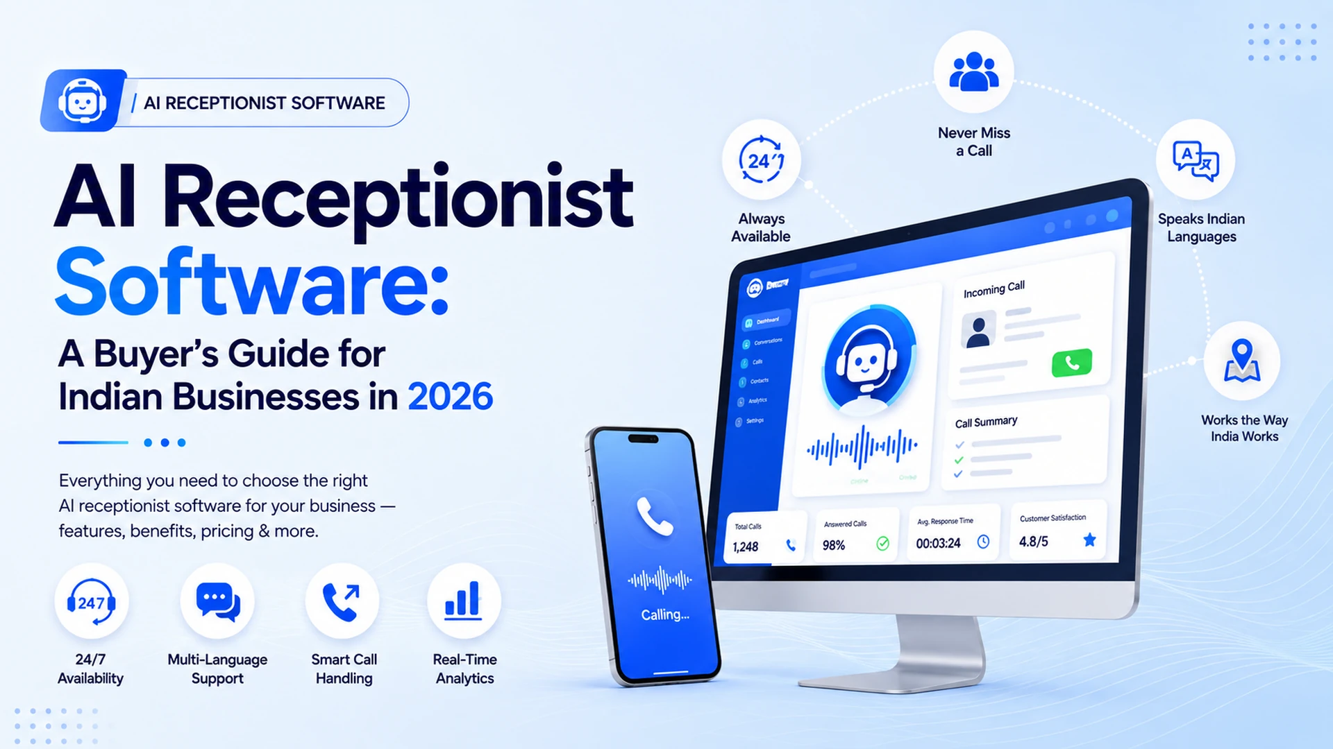AI Receptionist Software: A Buyer's Guide for Indian Businesses in 2026