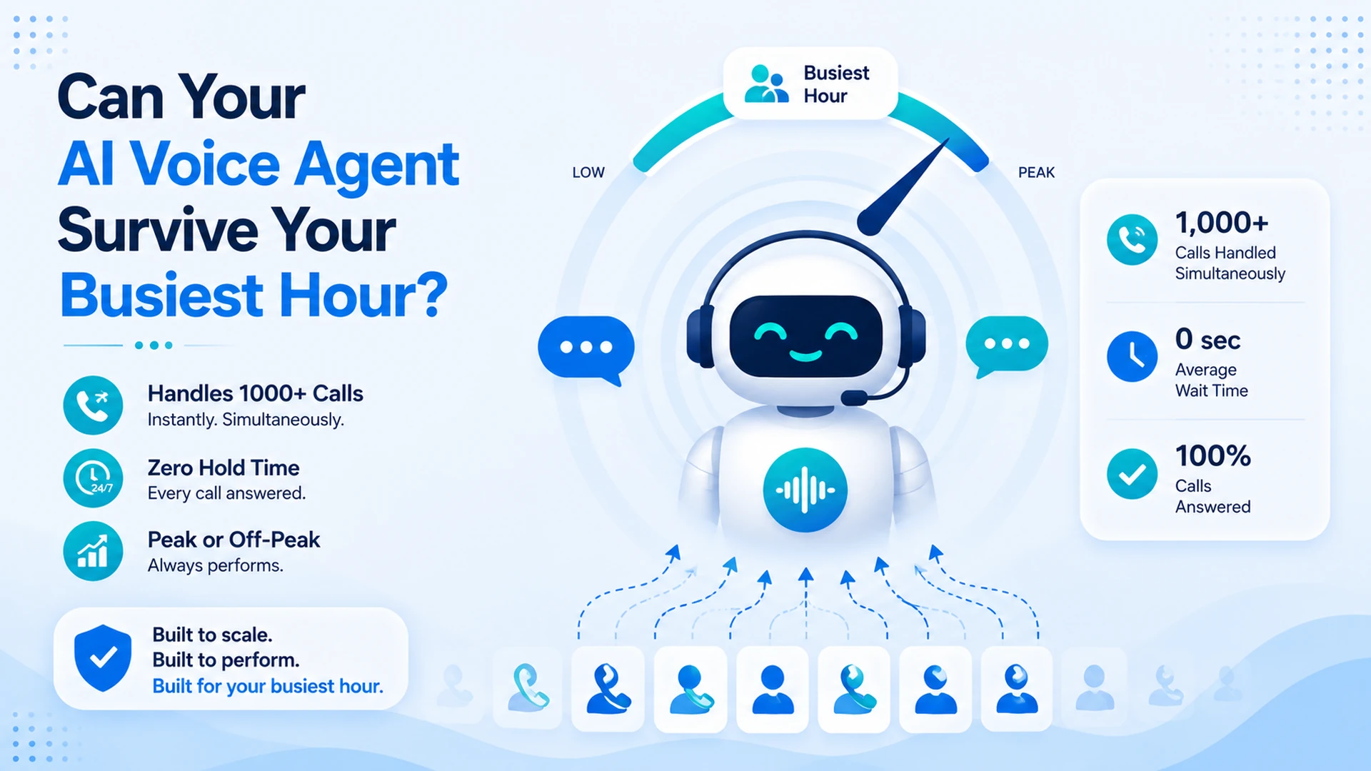 Can your AI voice agent survive your busiest hour?