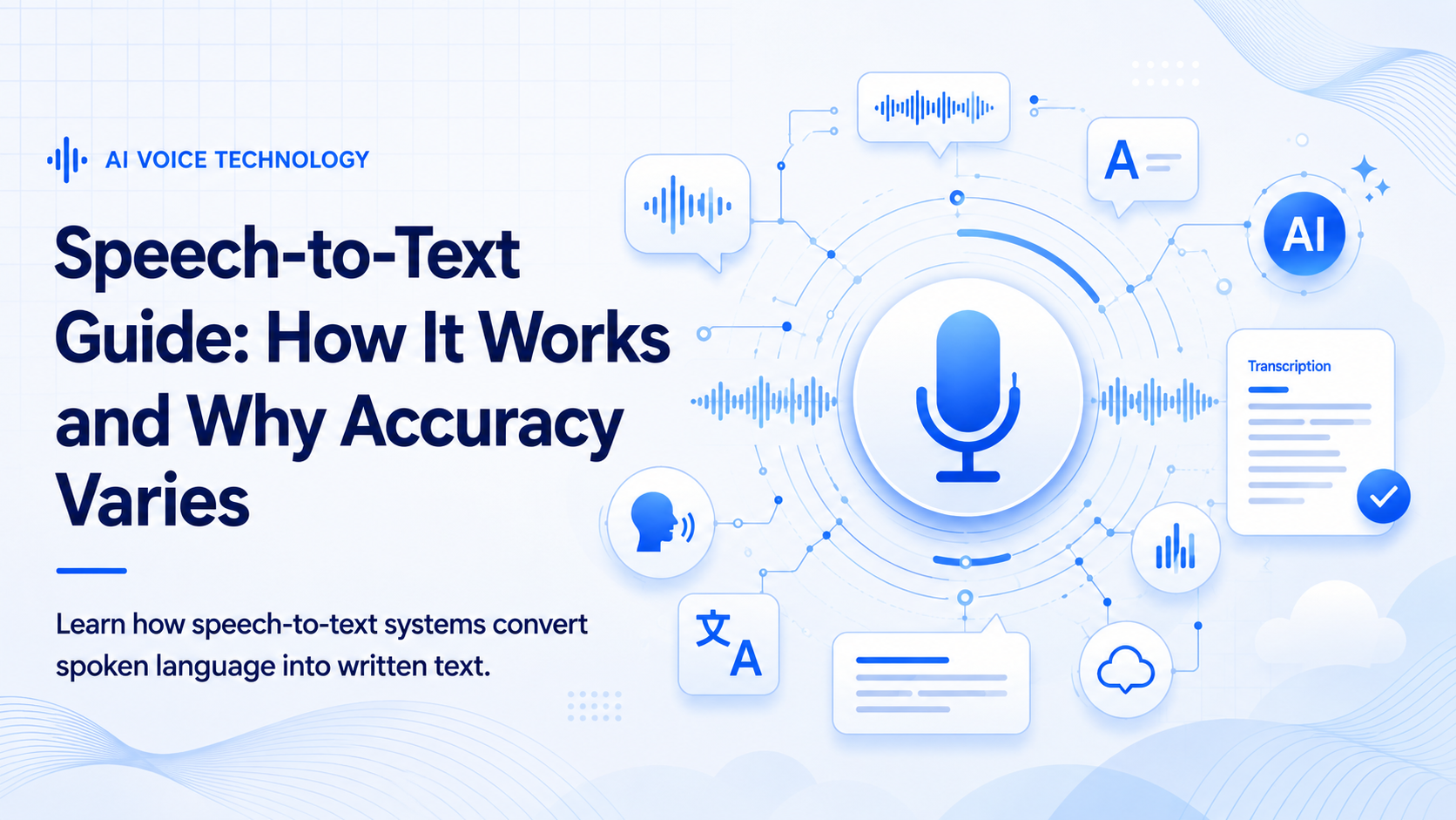 Speech-to-Text Guide: How It Works and Why Accuracy Varies